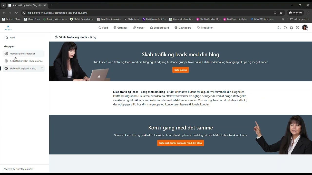 Sådan bruger du platformen
