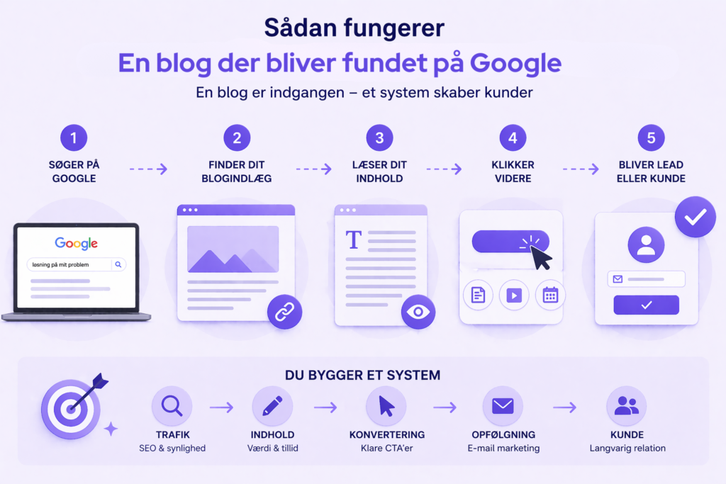 Online markedsføring den blog der bliver fundet på Google