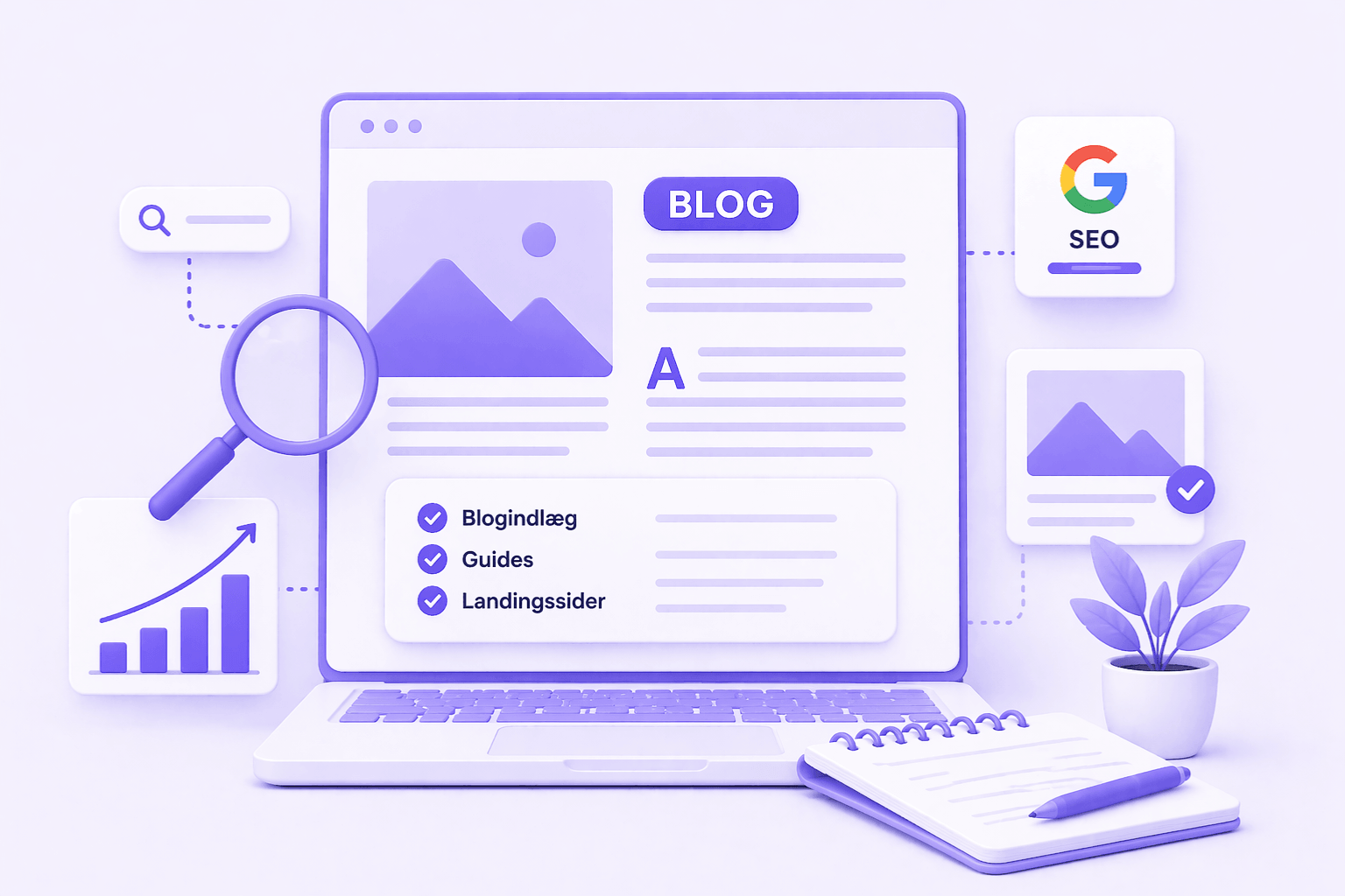 Online markedsføring SEO og content