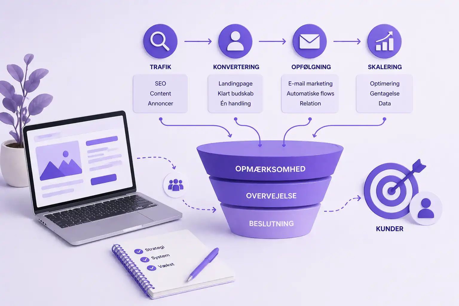 Online markedsføring strategi